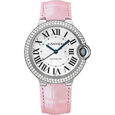 Cartier Ballon Bleu 36mm WE900651 18K White Gold Women's Watch