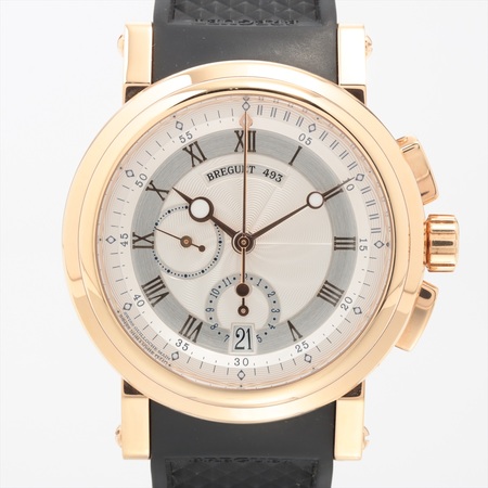Breguet Marine Chronograph 42mm 5827BR/12/5ZU 18K Rose Gold Men's Watch