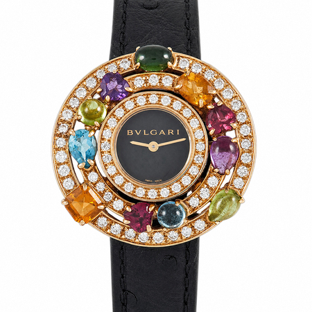 Bulgari/Bvlgari Astrale Cerchi  36mm AE36D2CBL 18K Yellow Gold Women's Watch