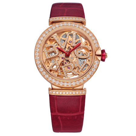 Bulgari/Bvlgari LVCEA 33mm 102833 18K Rose Gold Unisex Watch