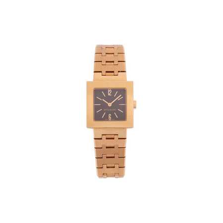 Bulgari/Bvlgari Quadrato 27mmx27mm  18K Yellow Gold Unisex Watch
