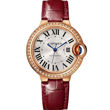 Cartier Ballon Bleu 33mm WJBB0033 18K Rose Gold Women's Watch