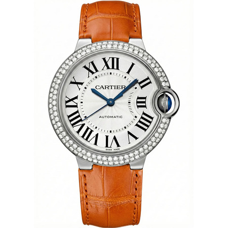 Cartier Ballon Bleu 36mm WE900651 18K White Gold Women's Watch