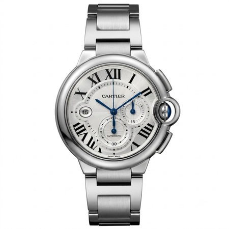 Cartier Ballon Bleu xl 44mm W6920002 Stainless Steel Men's Watch