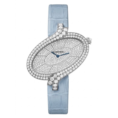 Cartier Délices XL 40×50mm WG800022 18K White Gold Women's Watch