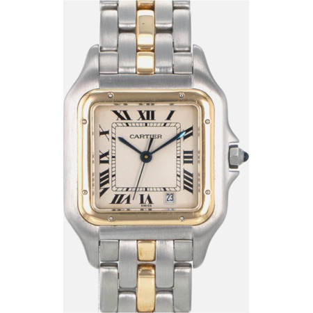 Cartier Panthere 27mmx36mm 839490 18K White Gold/Stainless Steel Women's Watch