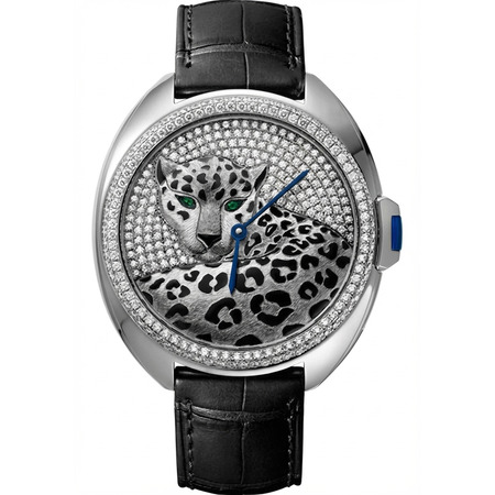 Cartier Panthere 40mm HPI01017 18K White Gold Men's Watch