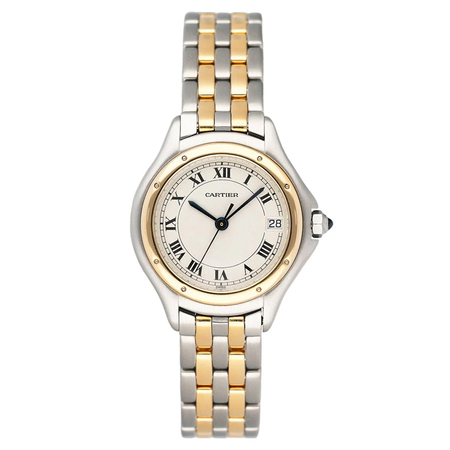 Cartier Panthère Cougar 33mm W35006B6 18K Yellow Gold/Stainless Steel Women's Watch