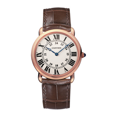Cartier Ronde Louis 36mm W6800251 18K Rose Gold Unisex Watch