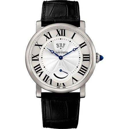 Cartier Rotonde Calendar Aperture Power Reserve 40mm W1556369 Steel Watch