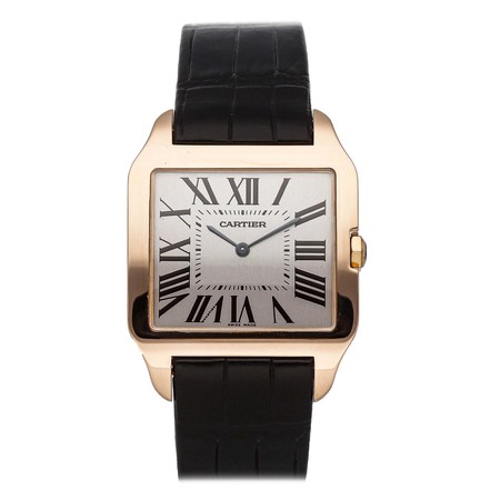 Cartier Santos Dumont 44.6x34.6mm W2006951 18K Rose Gold Men's Watch