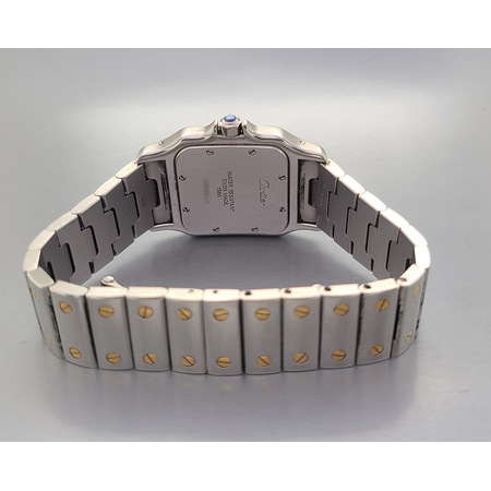 cartier-santos-galbee-29mm-1566-18k-yellow-goldstainless-steel-womens-watch