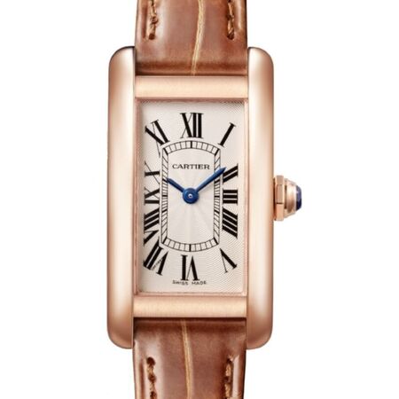 Cartier Tank Americaine 35mmx19mm W2607456 18K Rose Gold Women's Watch