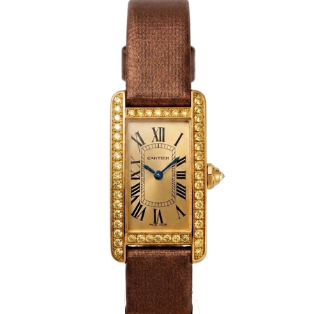 Cartier Tank Americaine  WB706431 18K Yellow Gold Unisex Watch