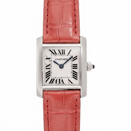 Cartier Tank francaise 20mm W5001256 Stainless Steel Women's Watch