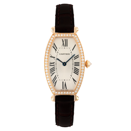 Cartier Tonneau 21x39mm WE400331 18K Rose Gold Men's Watch