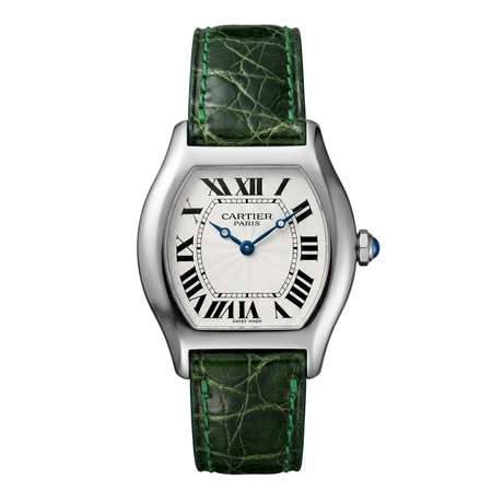 Cartier Tortue 28mmx34mm W1540351 Platinum Women's Watch
