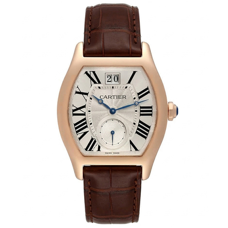 Cartier Tortue 48mmx38mm W1556234 18K Rose Gold Men's Watch