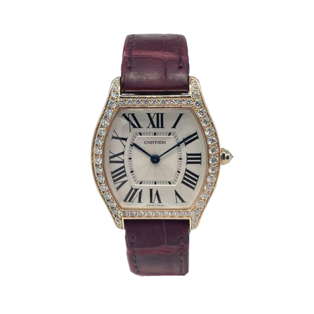 Cartier Tortue Medium 24mmX30mm WA501006 18K Rose Gold Women's Watch