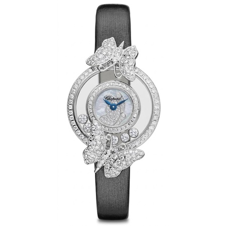 Chopard Happy Diamonds Icons  25.8mm 204444-1001 18K White Gold Women's Watch