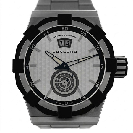Concord C 1 Big Date 45mm 01.5.14.1002 Stainless Steel Men's Watch