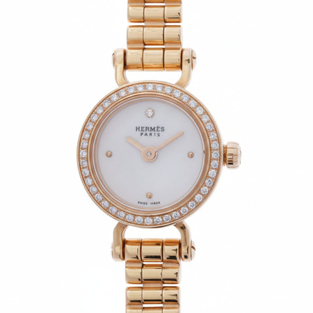 Hermes Faubourg 15.7mm  FG1.171  18K Rose Gold Women's Watch