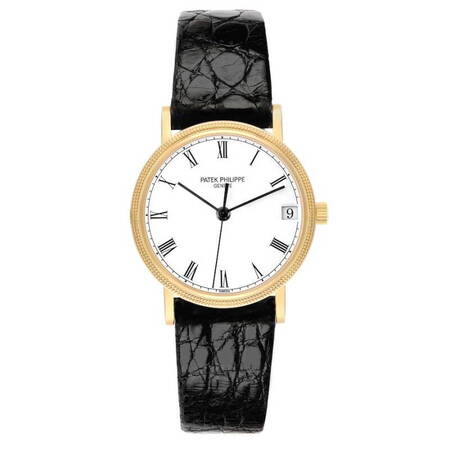 Patek Philippe Calatrava 33mm 3802J 18K Yellow Gold Men's Watch