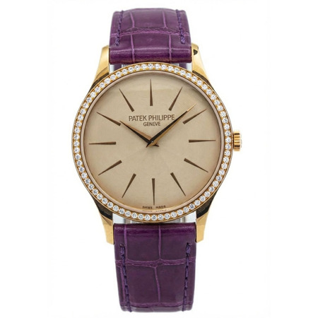 Patek Philippe Calatrava 33mm 4897R-010 18K Rose Gold Women's Watch