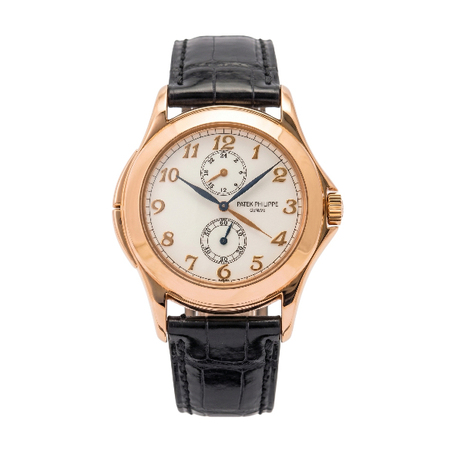 Patek Philippe Calatrava Travel Time 37mm 5134R-001 18K Rose Gold Men's Watch