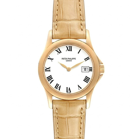 Patek Philippe Calatrave 30mm 4906J 18K Yellow Gold Women's Watch