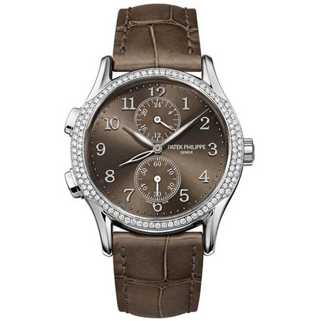 Patek Philippe Complications Travel Time 35mm 7134G-001 18K White Gold Women's Watch