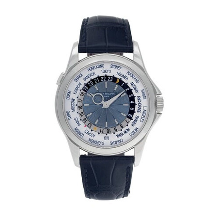 Patek Philippe World Time 39.5mm 5130P Platinum Men's Watch
