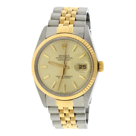 Rolex Datejust 36mm 16013 18K Yellow Gold/Stainless Steel Men's Watch