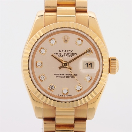 Rolex Datejust 26mm 179178 18K Yellow Gold Women's Watch