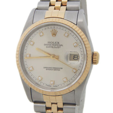 Rolex Datejust 36mm 16233 18K Yellow Gold/Stainless Steel Unisex Watch