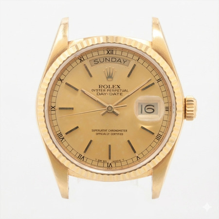 Rolex DAY-DATE 36mm 18038 18K Yellow Gold Men's Watch