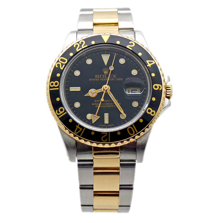 Rolex GMT MASTER  II 40mm 16713 18K Yellow Gold/Stainless Steel Men's Watch