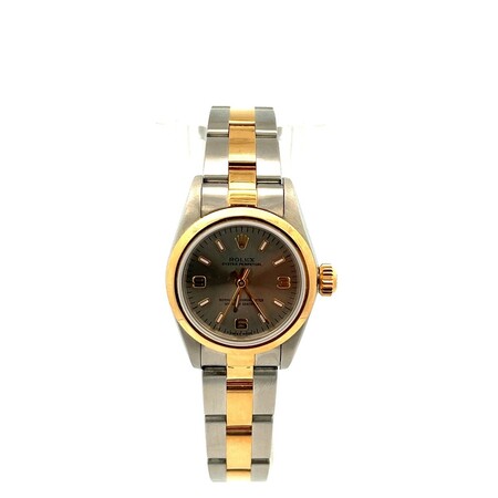 Rolex Oyster Perpetual No Date 24mm 76183 Stainless Steel Women's Watch