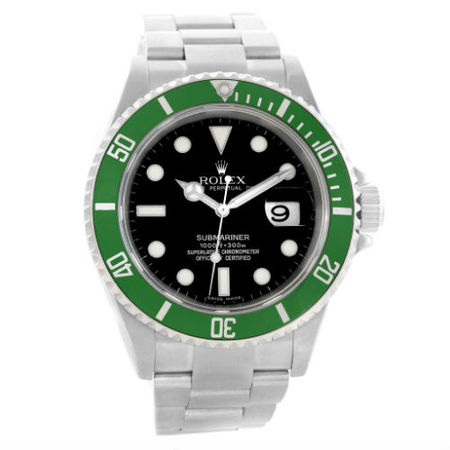 Rolex Submariner 40mm 16610V Stainless Steel Men's Watch