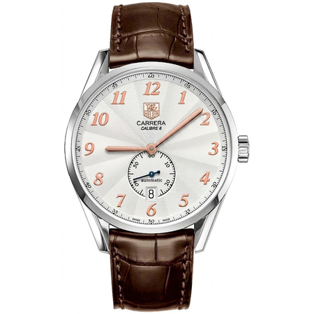 Tag Heuer Carrera Heritage Calibre 6  39mm WAS2112 Stainless Steel Men's Watch