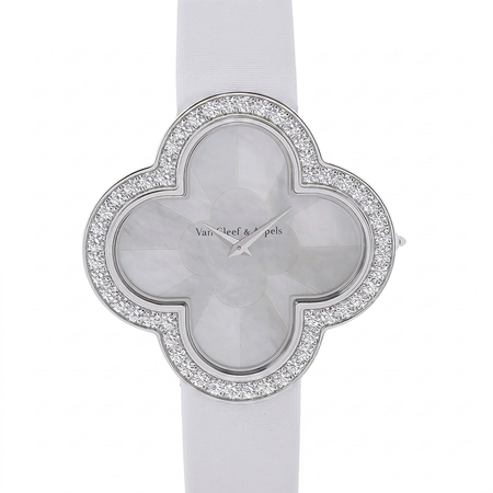 Van Cleef & Arpels Alhambra Talisman 40mm VCAR030000 18K White Gold Women's Watch