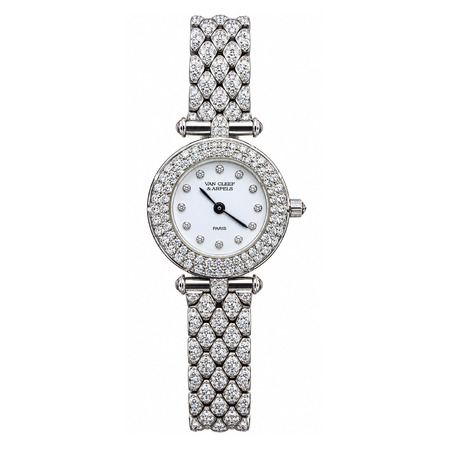 Van Cleef & Arpels Classique 21mm 322907B2 18K White Gold Women's Watch