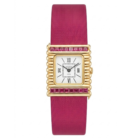 Van Cleef & Arpels Vintage 20x25mm VIN 18K Yellow Gold Women's Watch